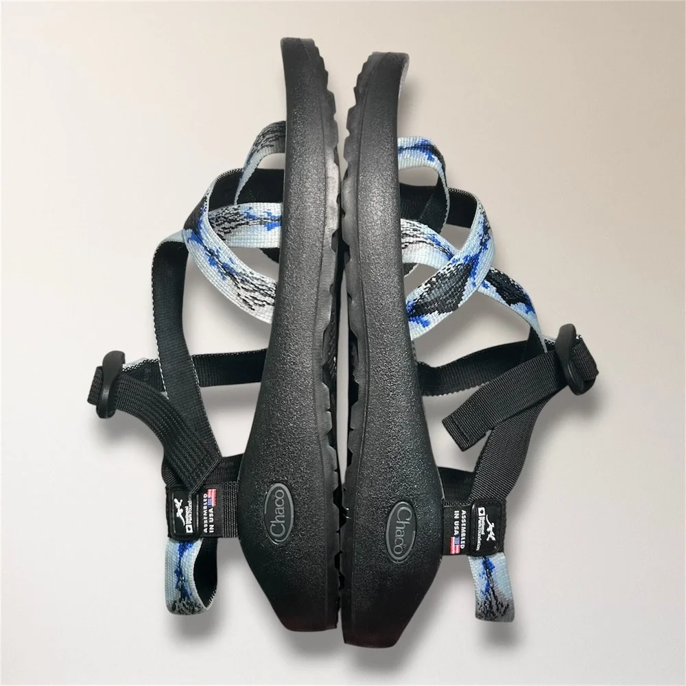 Chaco Z/2 National Park Glacier Hiking Blue Sandals Men's 10 Travel Outdoor